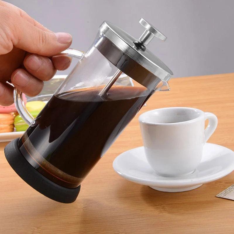 Glass French Press Coffee Pot - Maarufu