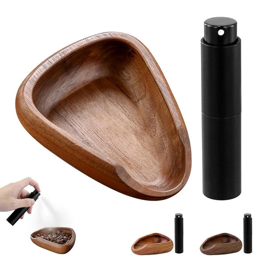 Wooden Dosing Cup & Spray Bottle - Maarufu