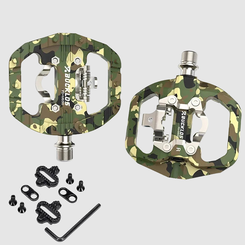 BUCKLOS Dual Function MTB & Indoor Spin Pedals