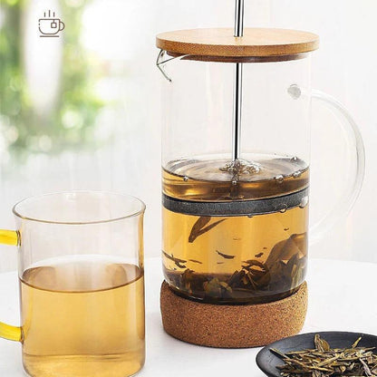 Glass French Press Coffee Pot - Maarufu