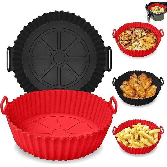 Air Fryer Silicone Liners Reusable Non-Stick Pot - Maarufu