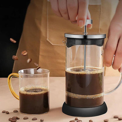 Glass French Press Coffee Pot - Maarufu