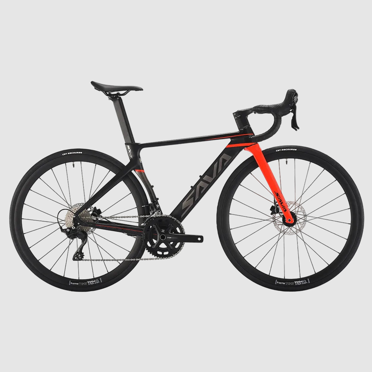 SAVA 2026 EX7-S Road Bike with Carbon Fork & 24-Speed Drivetrain