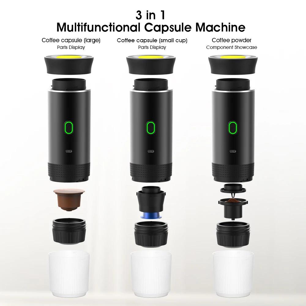 Wireless Electric Portable Espresso Coffee Machine - Maarufu