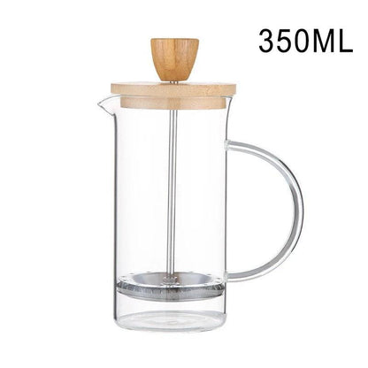 Glass French Press Coffee Pot - Maarufu