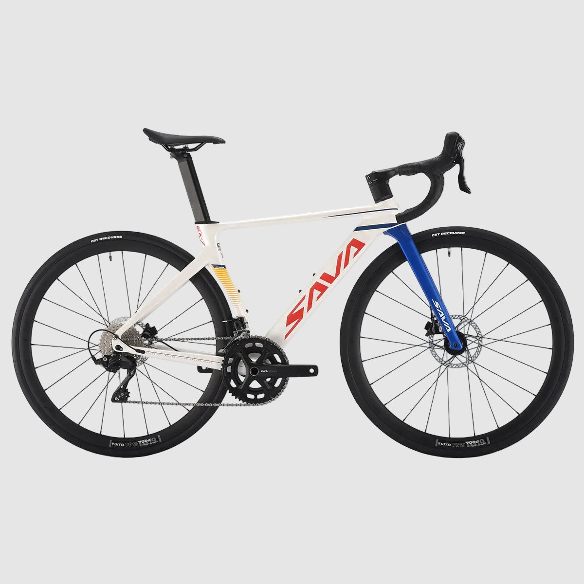SAVA 2026 EX7-S Road Bike with Carbon Fork & 24-Speed Drivetrain