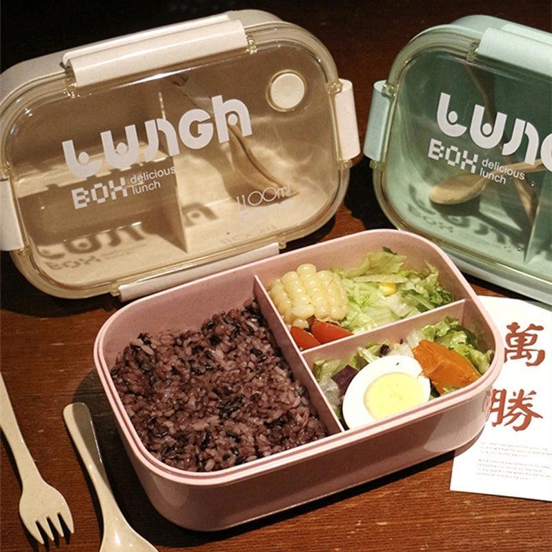 Compact Wheat Straw Lunch Box - Maarufu