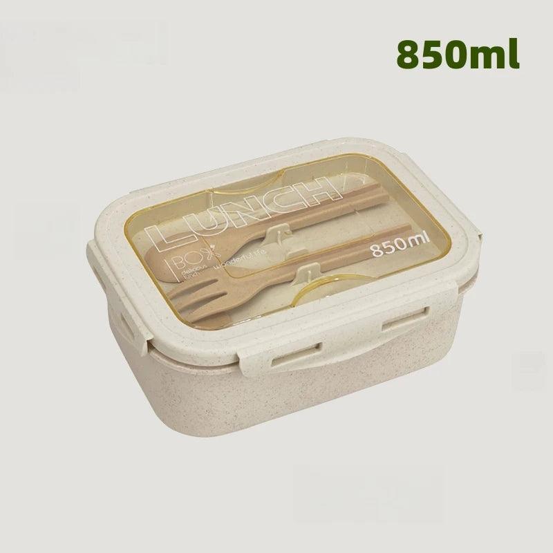 Compact Wheat Straw Lunch Box - Maarufu