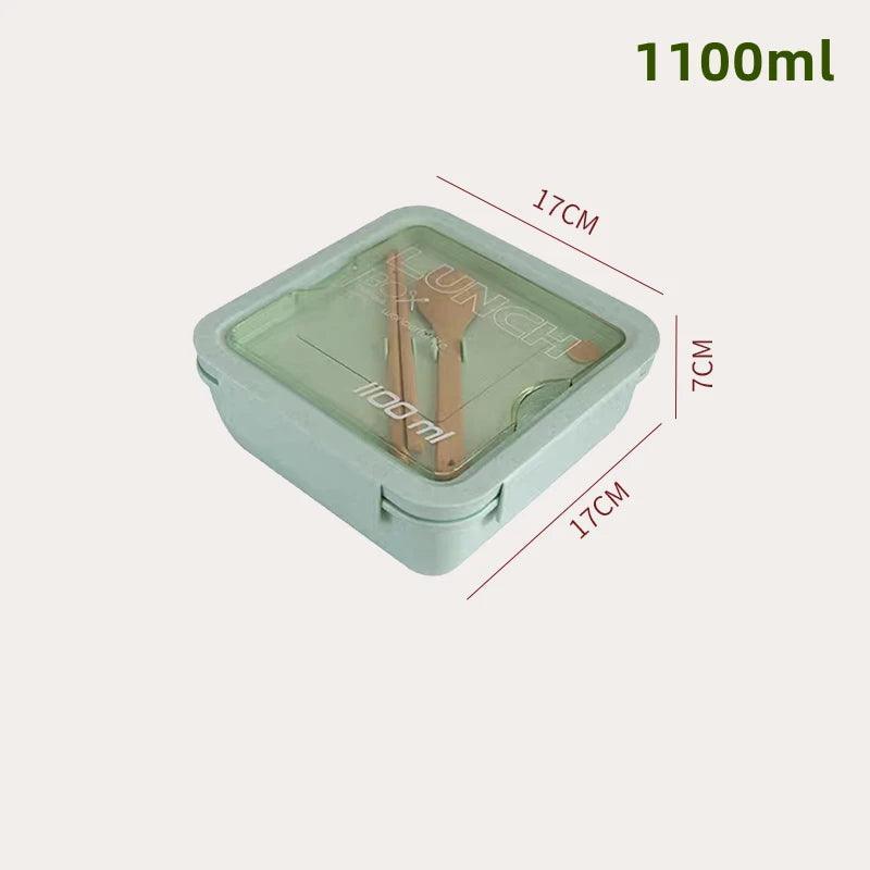 Compact Wheat Straw Lunch Box - Maarufu